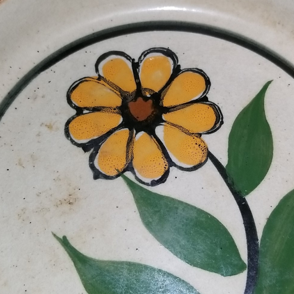 Vintage flower ashtray - Picture 7 of 8
